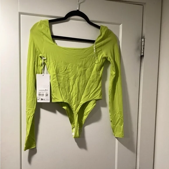 NWT Lululemon Athletica XS Wundermost Square-Neck Bodysuit - Picture 3 of 8